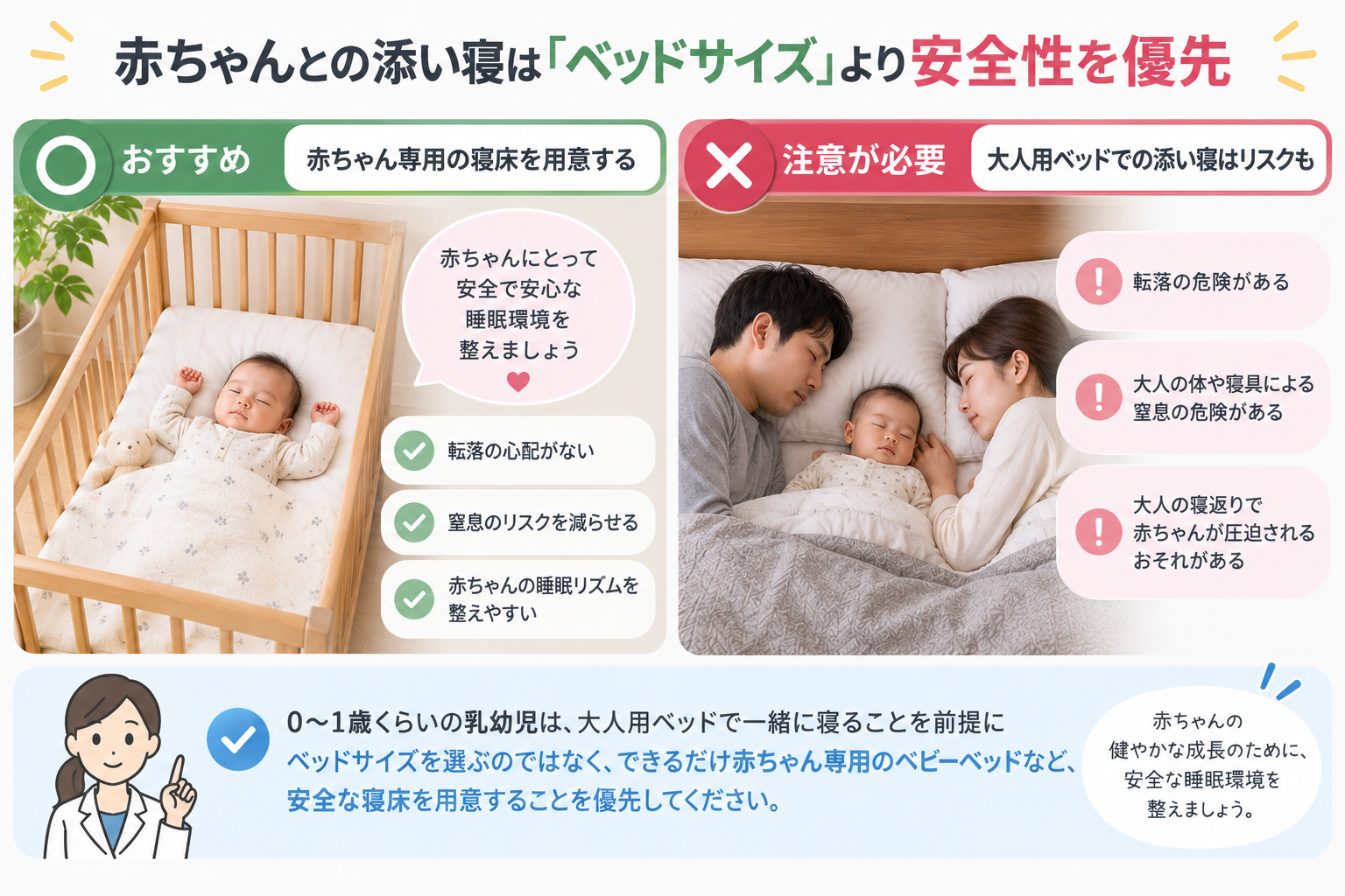 赤ちゃんの安全な睡眠環境ガイド