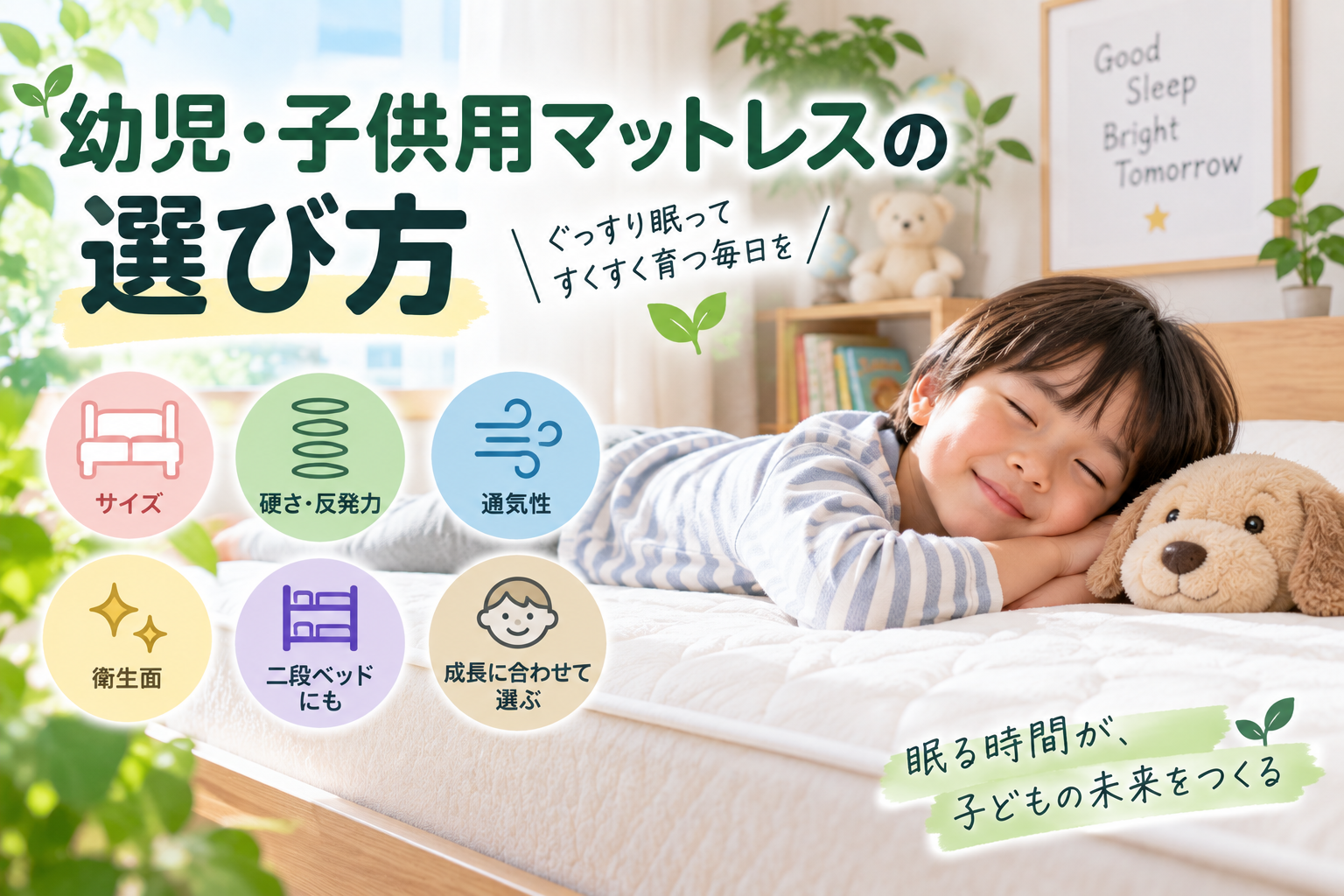 幼児・子供用マットレスの選び方
