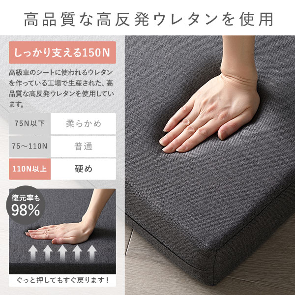 ウレタンを使っているソファーベッド