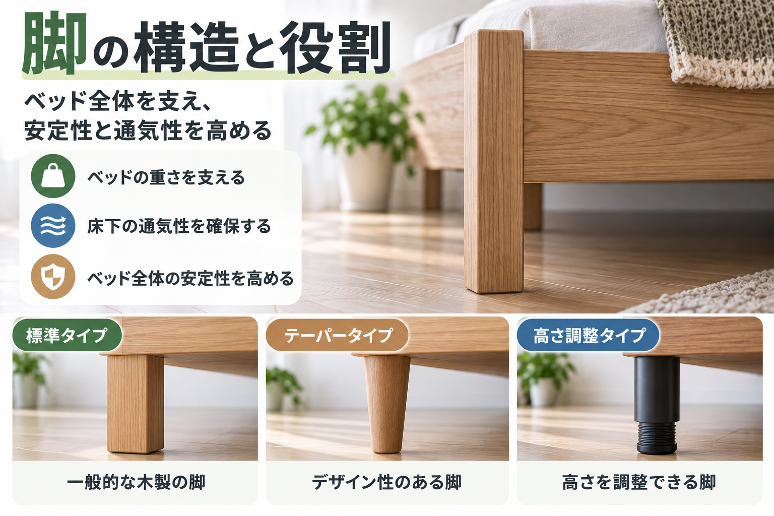 脚の構造と役割