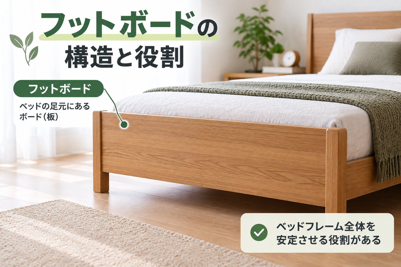 フットボードの構造と役割