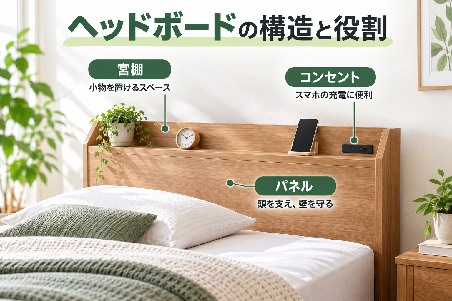 ヘッドボードの構造と役割