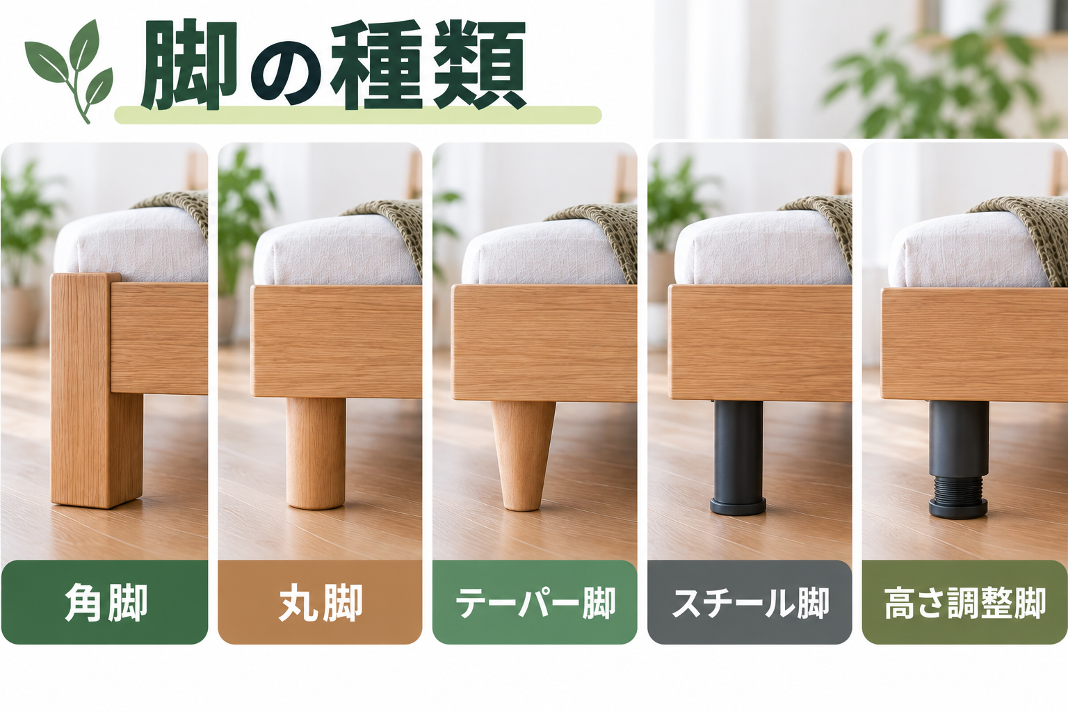脚の種類