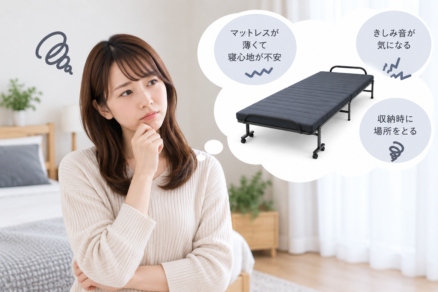 折りたたみベッドの気になる点