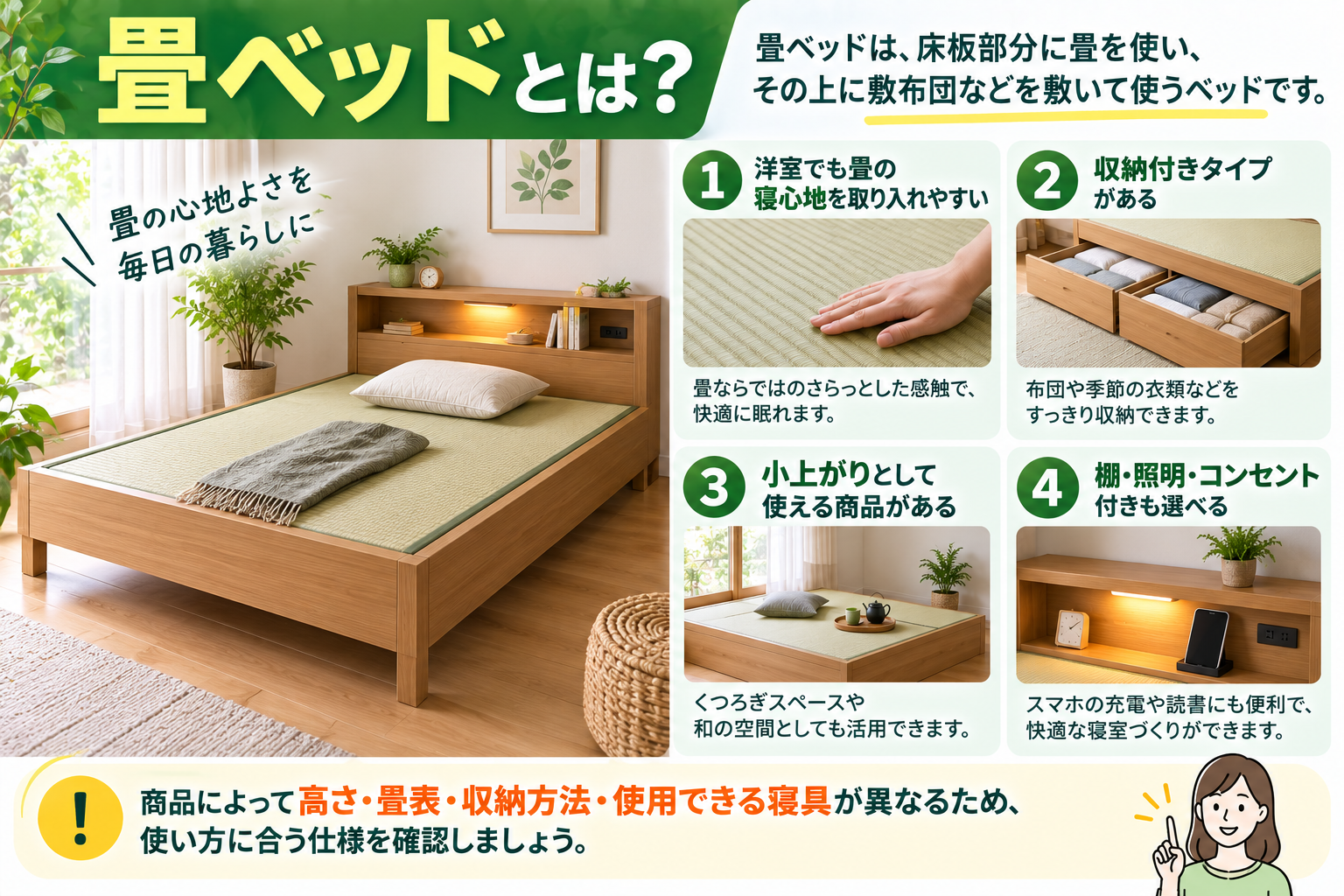 畳ベッドの魅力がわかるガイド