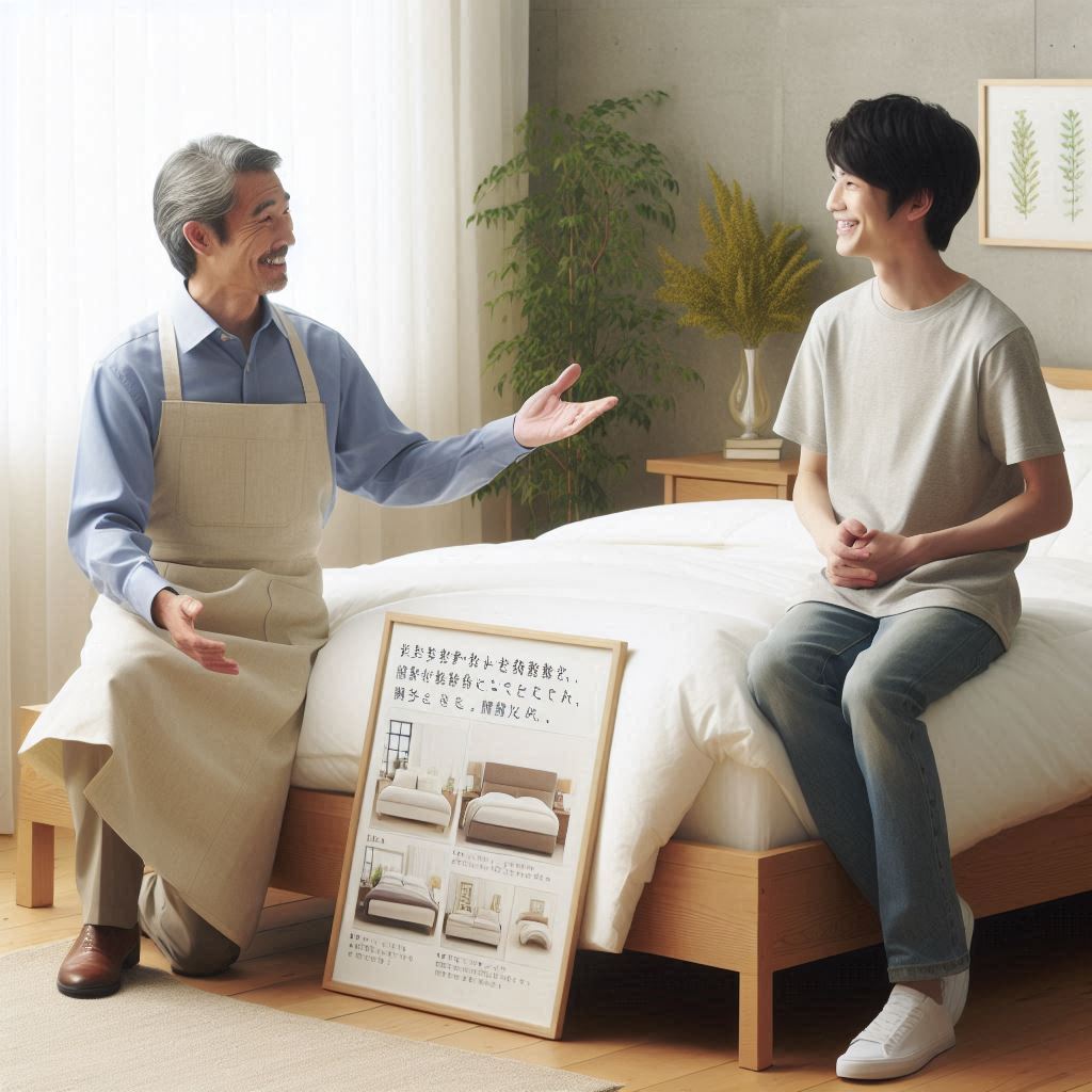 ベッドの寿命や長持ちするベッドを説明している