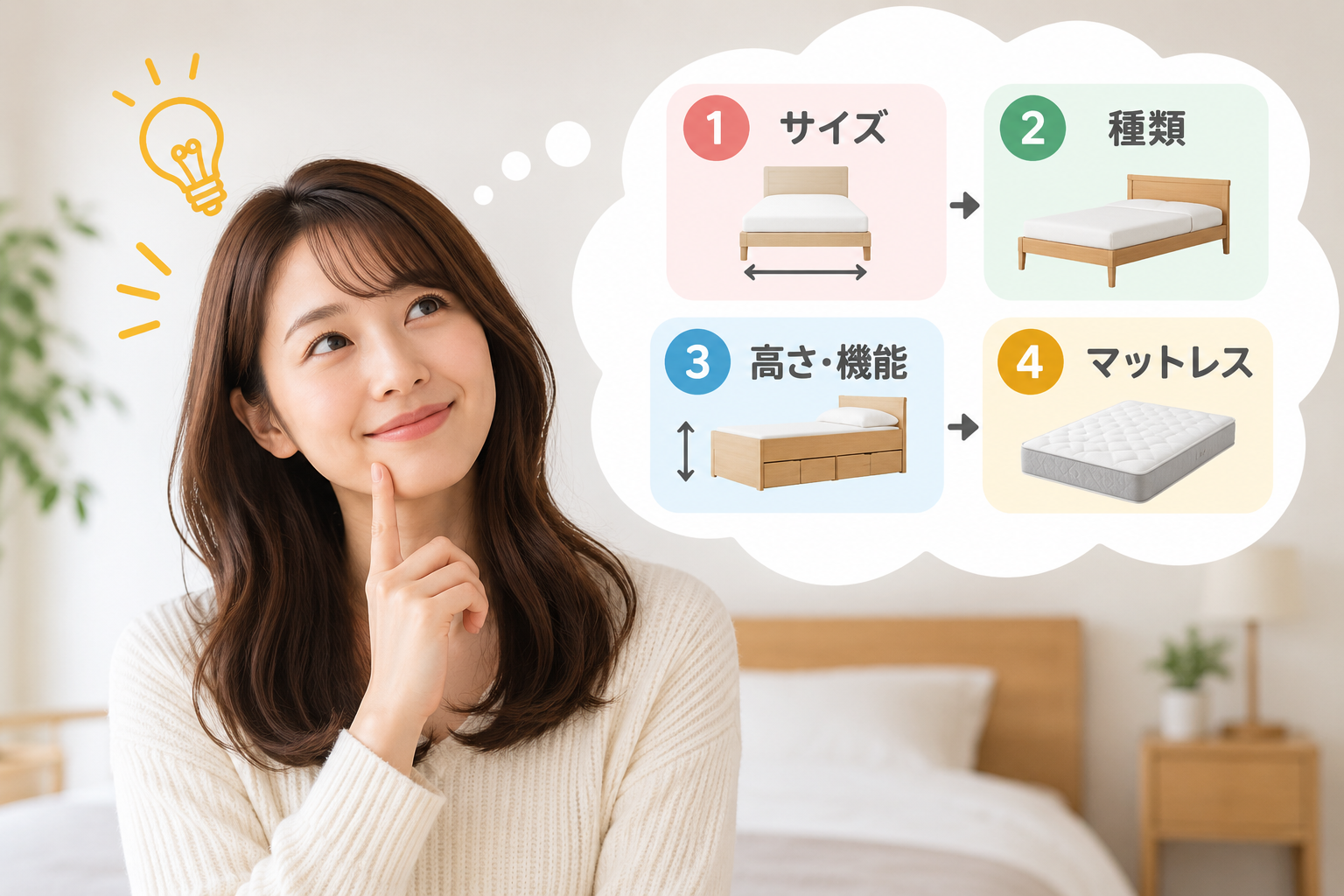 ベッド選び4ステップガイド