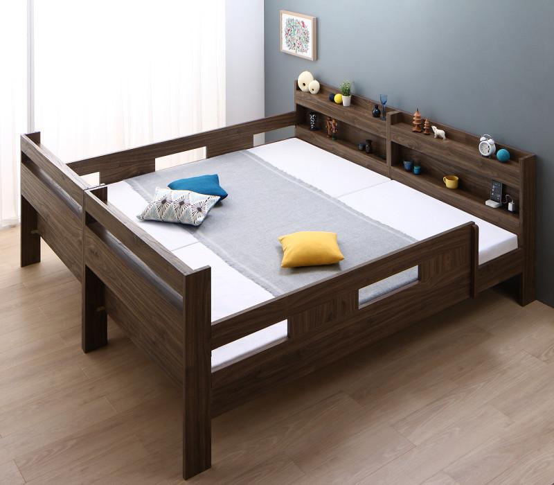 二段ベッドをキングサイズベッドとして使用