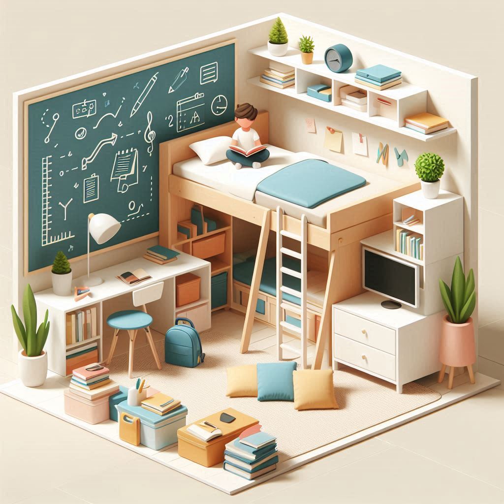 狭い部屋におすすめのロフトベッド