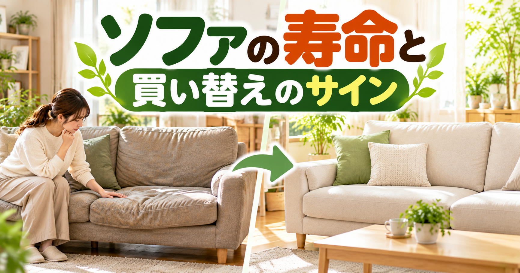 ソファの寿命と買い替えのサイン