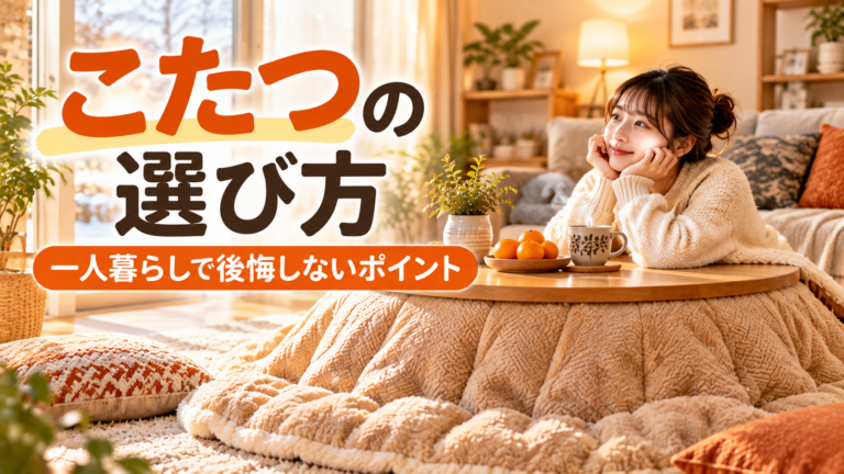 こたつの選び方｜後悔しないポイント