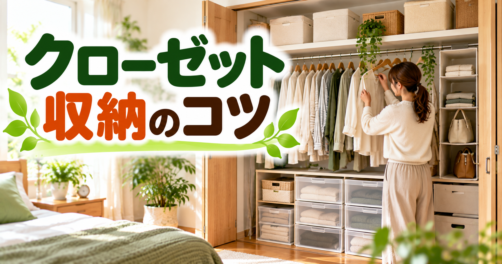 クローゼット収納のコツ