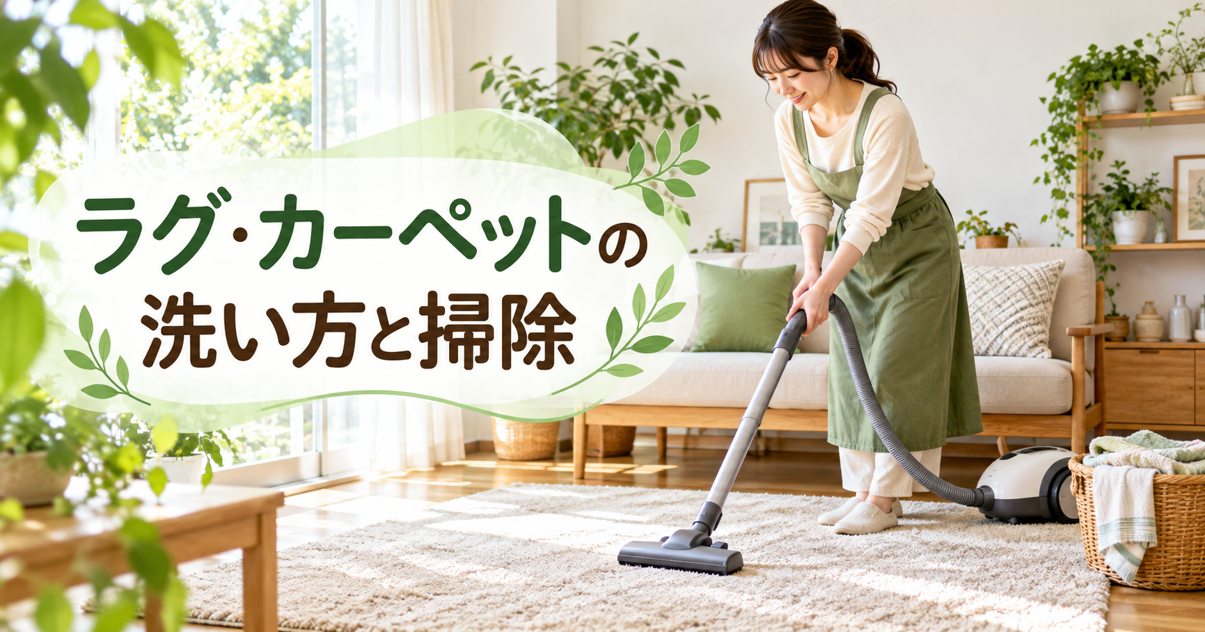 ラグ・カーペットの洗い方と掃除