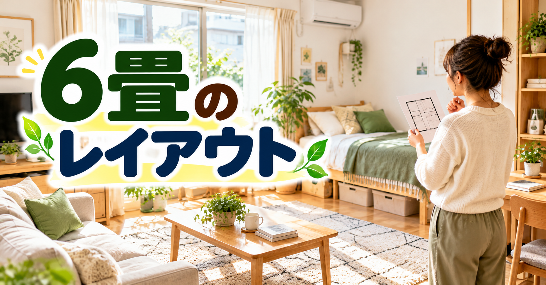 6畳のレイアウト