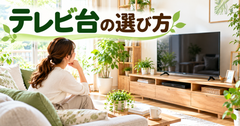 テレビ台の選び方