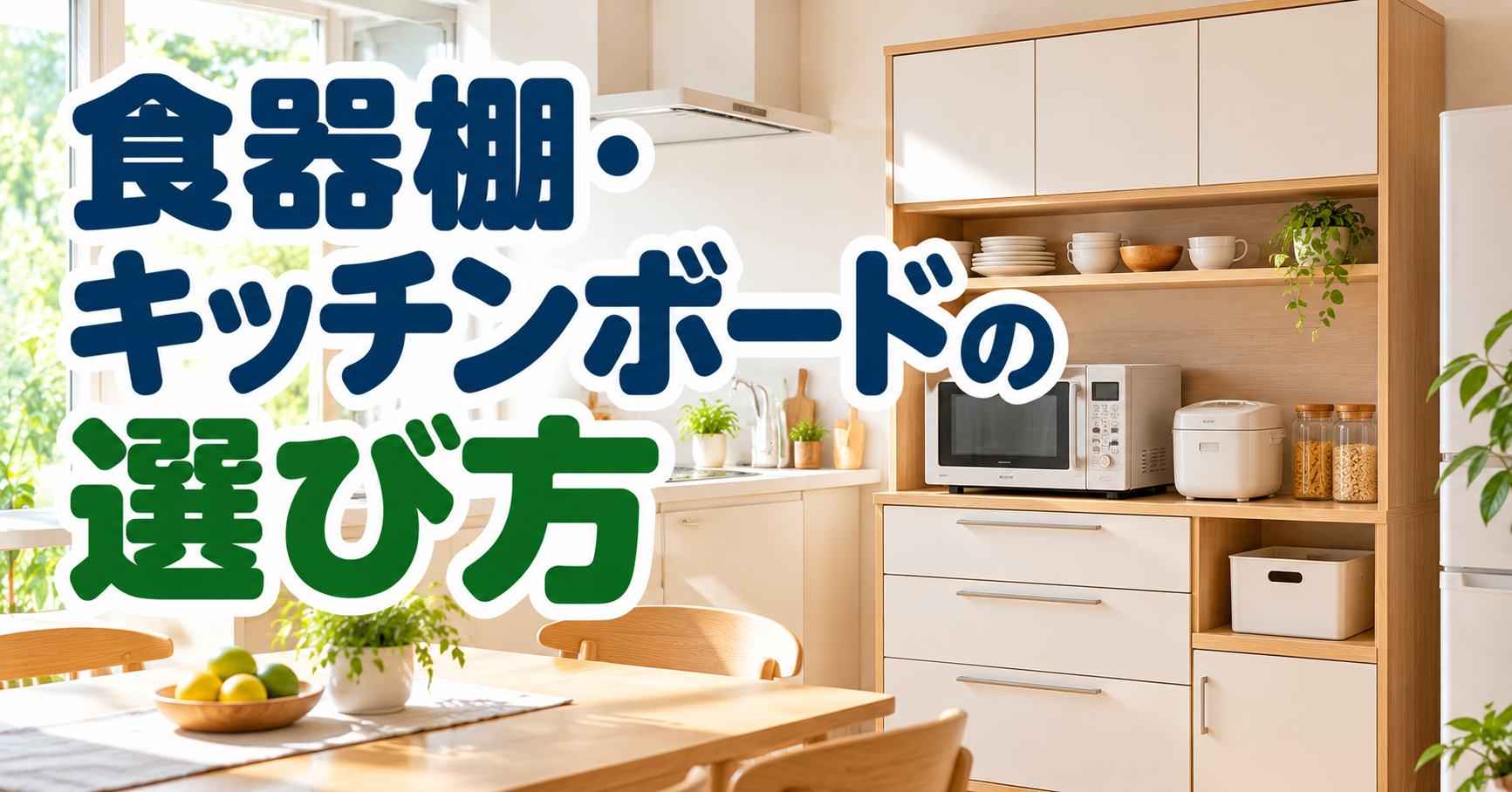 食器棚・キッチンボードの選び方