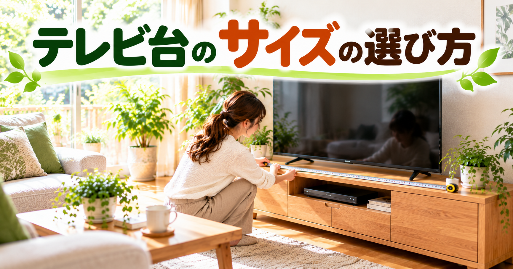 テレビ台のサイズの選び方