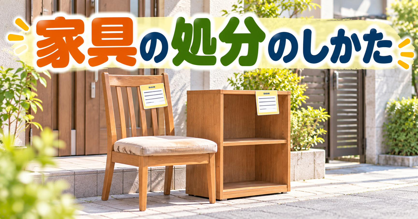家具の処分のしかた
