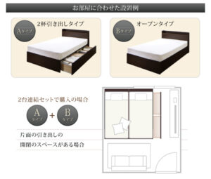 収納ベッド Ernesti エルネスティ