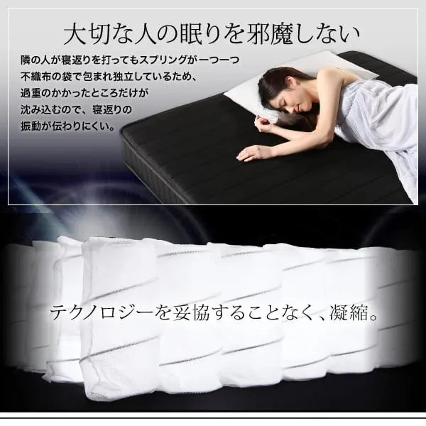圧縮ロールパッケージ仕様のマットレスEVAエヴァ - ベッド通販 圧縮ロールパッケージ仕様のマットレスEVAエヴァ - ベッド通販