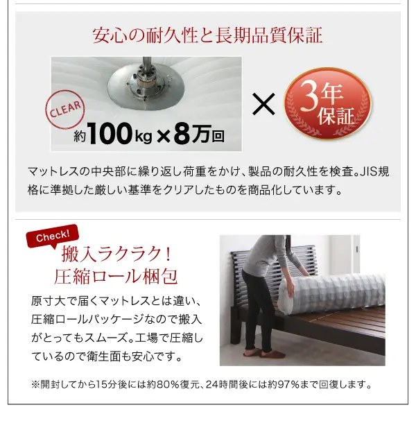 棚・4口コンセント付きデザインフロアローベッド Douce デュース 国産ポケットコイルマットレス付き ダブル 棚 4口コンセント付きデザインフロアローベッド Douce デュース ベッド