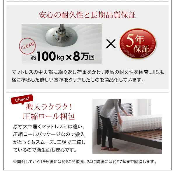 棚・4口コンセント付きデザインフロアローベッド Douce デュース