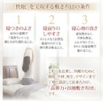 テイジン V-Lap使用 日本製 朝の目覚めを考えた　腰にやさしい　高弾力四層敷き布団