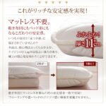 テイジン V-Lap使用 日本製 朝の目覚めを考えた　腰にやさしい　高弾力四層敷き布団