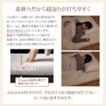 テイジン V-Lap使用 日本製 朝の目覚めを考えた　腰にやさしい　高弾力四層敷き布団