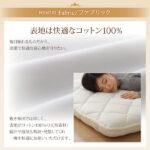 テイジン V-Lap使用 日本製 朝の目覚めを考えた　腰にやさしい　高弾力四層敷き布団