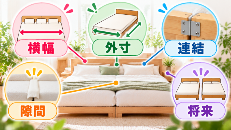 3人家族のベッド選び5つのポイント