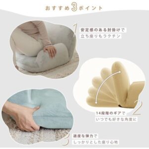 座椅子 1人掛け 約幅65cm 肘付 14段階 リクライニング スチールパイプ ウレタン 日本製 パーソナルチェア リビング