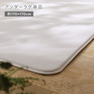 アンダーラグ（単品） ラグの下に敷く 洗える 防音 防ダニ 特殊滑り止め 約110×170cm 約170×170cm 約170×220cm グレージュ