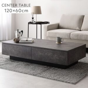 センターテーブル 長方形 正方形 約120×60cm 約90×90cm 約70×70cm 引き出し付き ローテーブル リビング インテリア家具