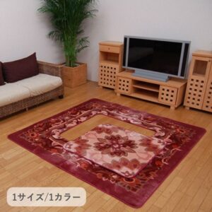 敷物 こたつ敷 Hカトレア RO ローズ 約200×300cm